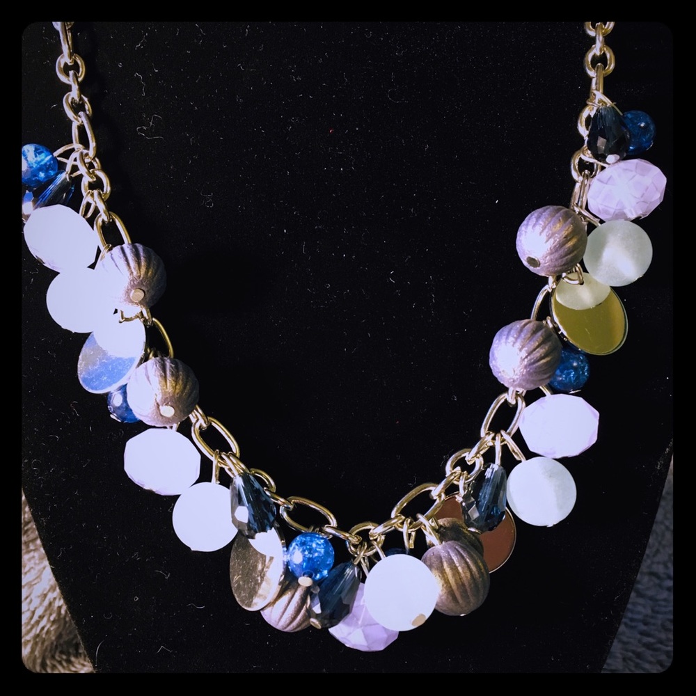 Mix It Blue Wall necklace